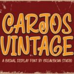 Carjos Vintage Font - Featured Image