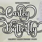 Carley Butterfly Font - Featured Image