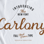 Carlony Font - Featured Image