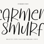 Carmen Smurf Font - Featured Image