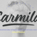 Carmila Brush Font - Featured Image