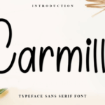Carmille Font - Featured Image