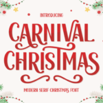 Carnival Christmas Font - Featured Image
