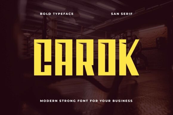 Carok Font - Featured Image