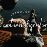 Carolina Signature Font - Featured Image