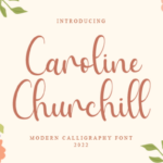 Caroline Churchill Font - Featured Image