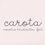 Carota Font - Featured Image