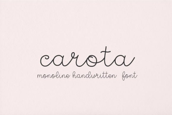 Carota Font - Featured Image