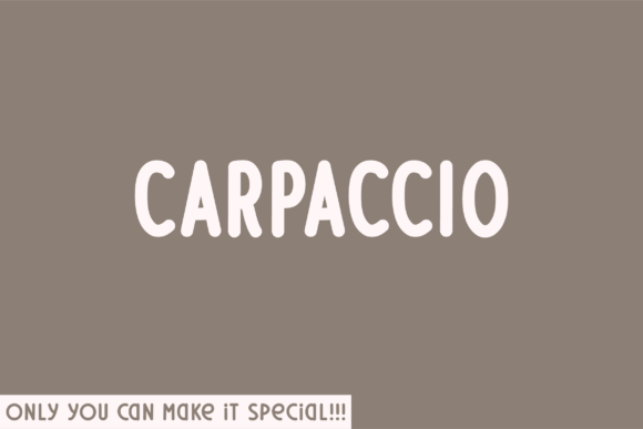 Carpaccio Font - Featured Image