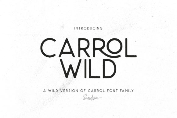 Carrol Wild Font - Featured Image
