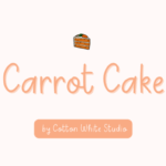 Carrot Cake Font - Featured Image