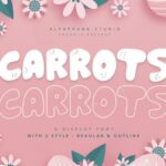 Carrots Font - Featured Image