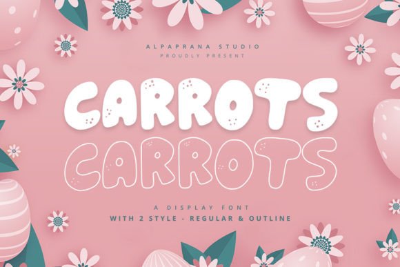Carrots Font - Featured Image