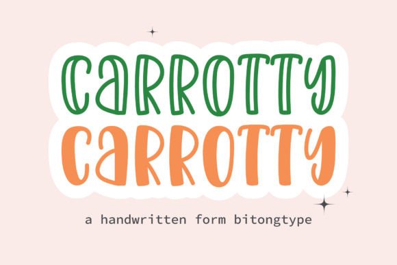 Carrotty Font - Featured Image