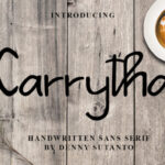 Carrytha Font - Featured Image
