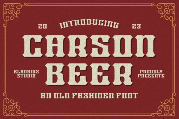 Carson Beer Font - Featured Image