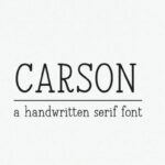 Carson Font - Featured Image