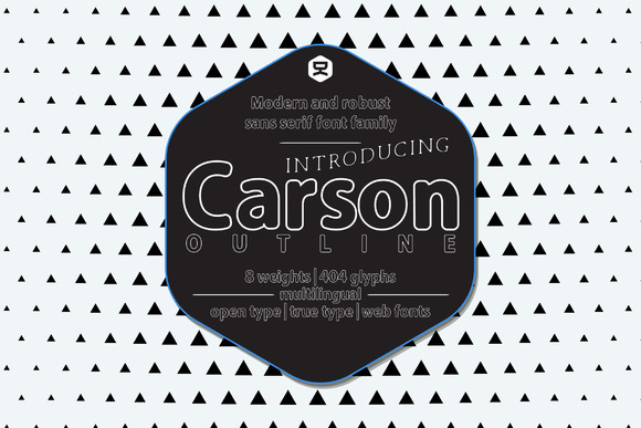 Carson Outline Font - Featured Image