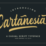 Cartanesia Font - Featured Image