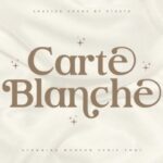 Carte Blanche Font - Featured Image