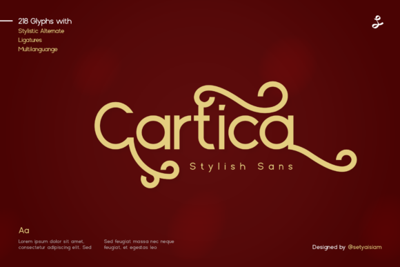 Cartica Font - Featured Image