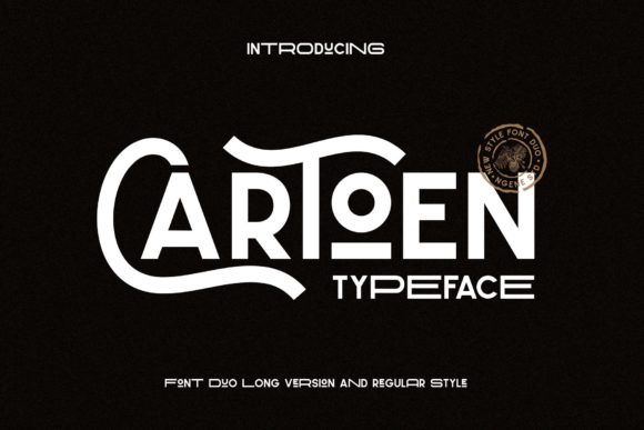 Cartoen Font Duo Font - Featured Image