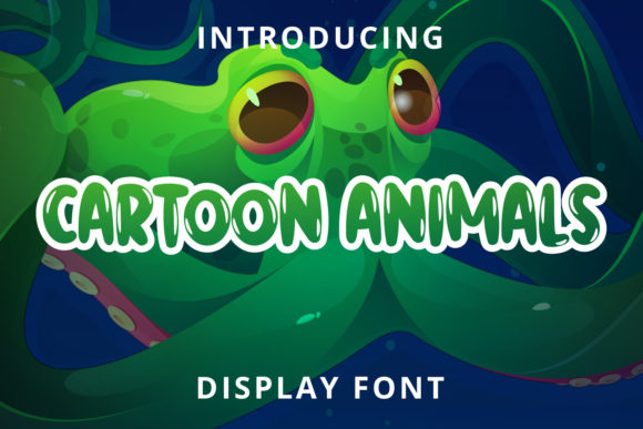 Cartoon Animals Font - Featured Image
