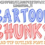 Cartoon Chunky Font - Featured Image