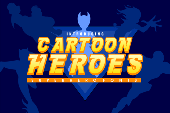 Cartoon Heroes Font - Featured Image