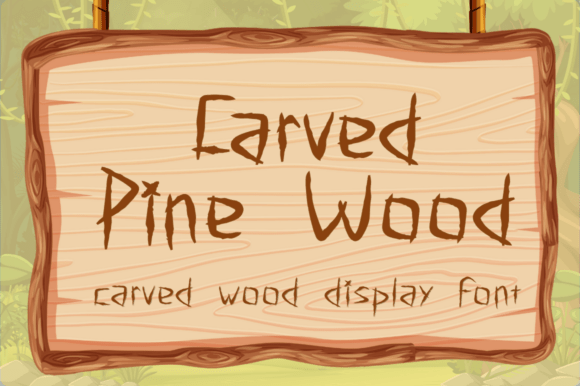 Carved Pine Wood Font - Featured Image