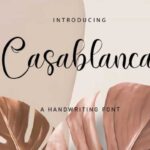Casablanca Font - Featured Image