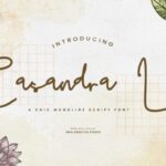 Casandra Lie Font - Featured Image