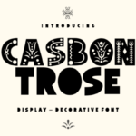Casbon Trose Font - Featured Image