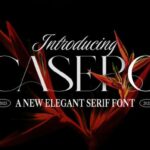Casero Font - Featured Image