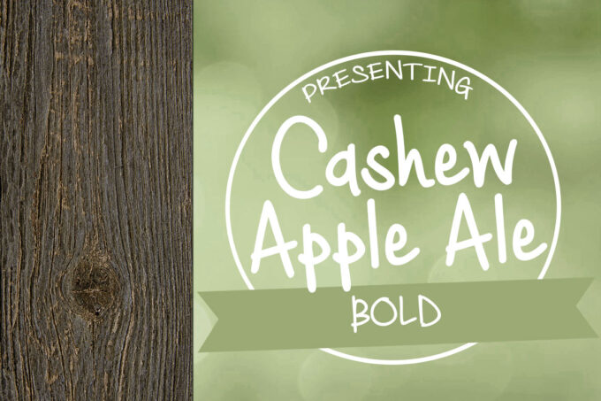 Cashew Apple Ale Bold Font - Featured Image