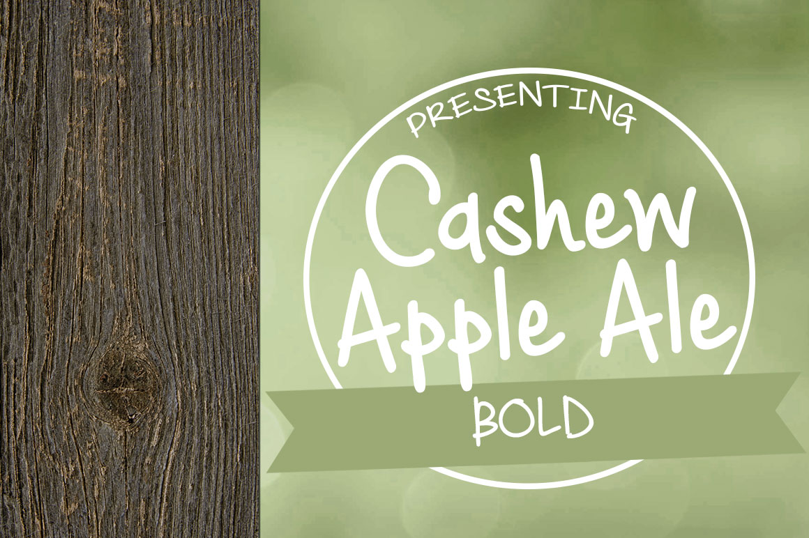 Cashew Apple Ale Bold Font - Featured Image