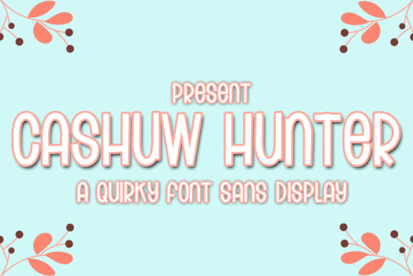 Cashuw Nutter Font - Featured Image
