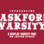 Caskford Varsity Font - Featured Image