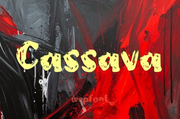 Cassava Font - Featured Image