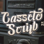 Cassete Script Font - Featured Image