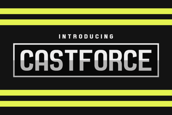 Castforce Font - Featured Image