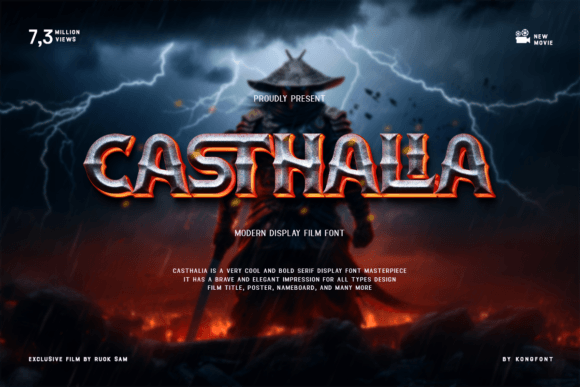 Casthalia Font - Featured Image