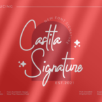 Castila Signature Font - Featured Image