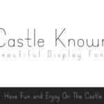 Castle Known Font - Featured Image