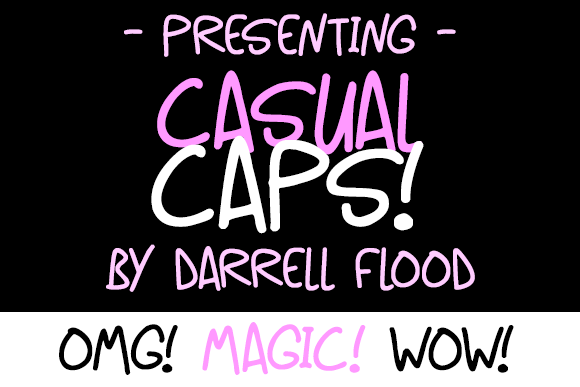 Casual Caps Font - Featured Image
