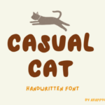 Casual Cat Font - Featured Image
