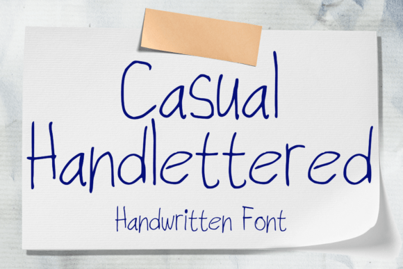 Casual Handlettered Font - Featured Image