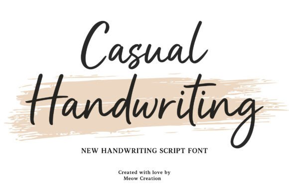 Casual Handwriting Font - Featured Image