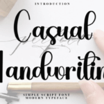 Casual Handwriting Font - Featured Image