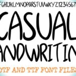 Casual Handwriting Font - Featured Image
